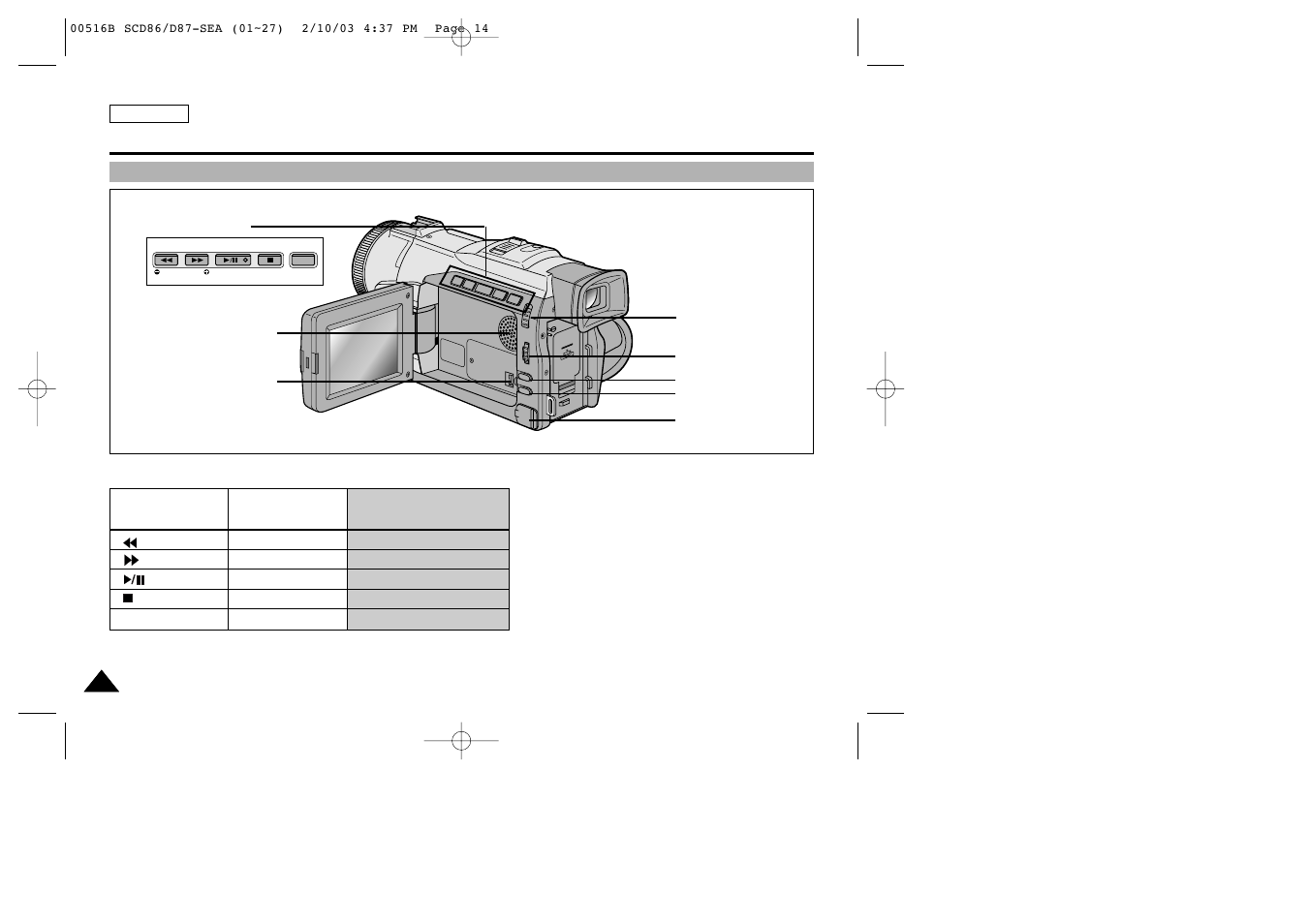 Getting to know your camcorder | Samsung SC-D86-XAA User Manual | Page 18 / 108