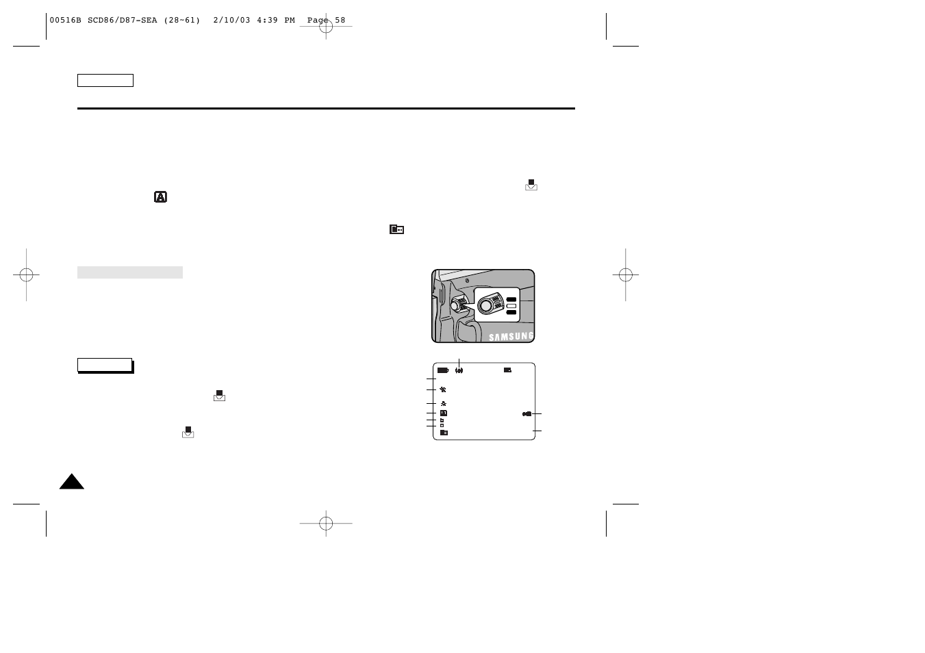 Advanced recording | Samsung SC-D86-XAA User Manual | Page 62 / 108