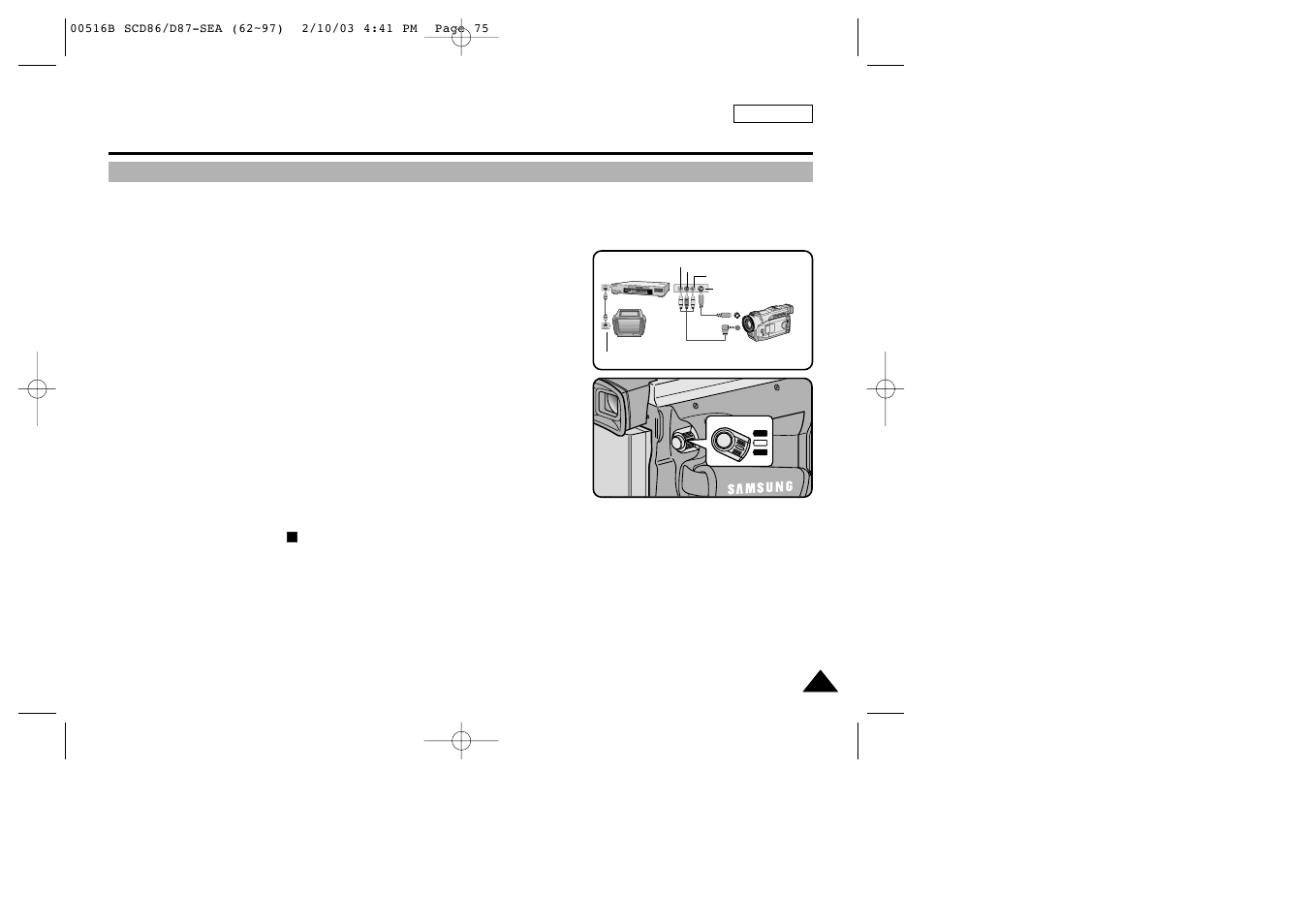 Recording in player mode | Samsung SC-D86-XAA User Manual | Page 79 / 108