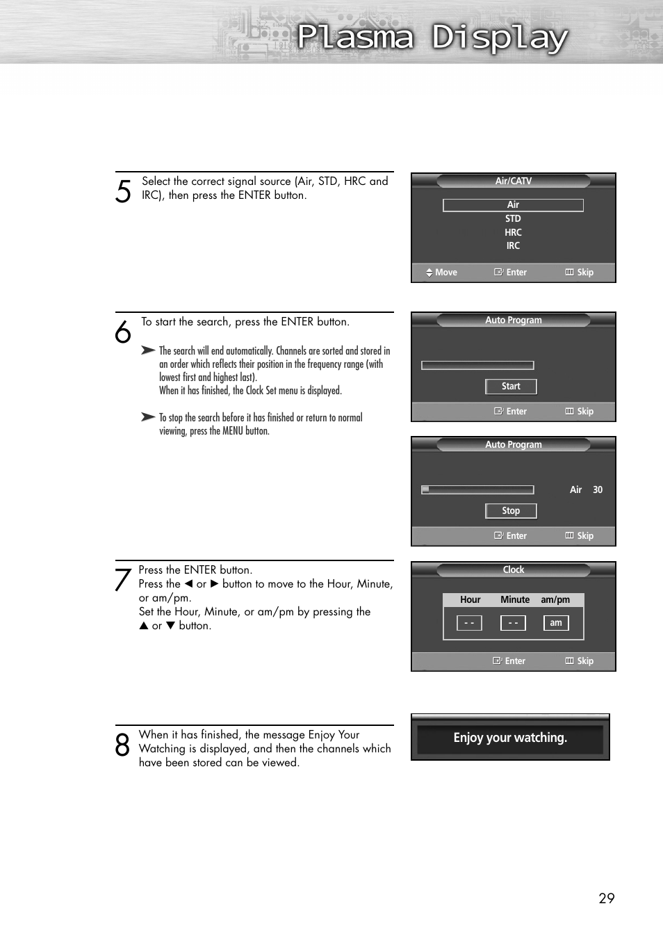 Samsung SPP4231X-XAC User Manual | Page 29 / 104