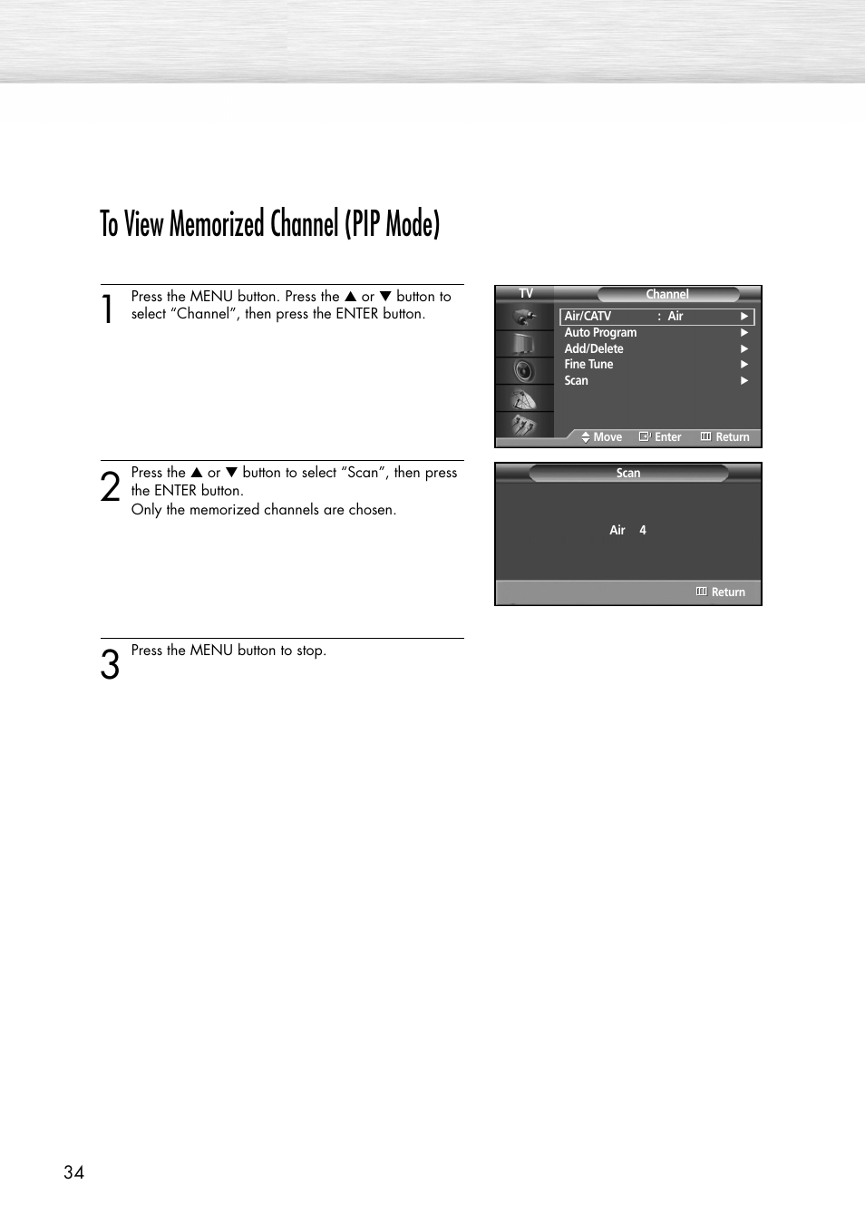 Samsung SPP4231X-XAC User Manual | Page 34 / 104