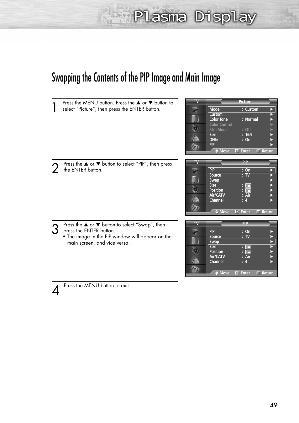 Samsung SPP4231X-XAC User Manual | Page 49 / 104