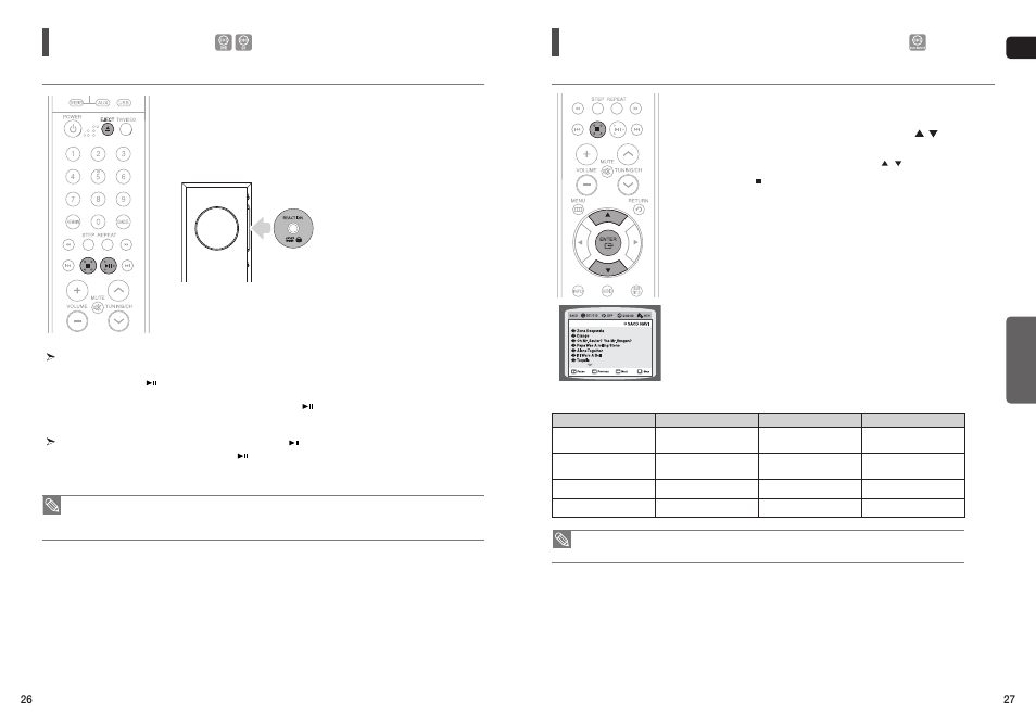 Disc playback, Sacd (super audio cd) playback | Samsung HT-TXQ120T-XAA User Manual | Page 14 / 36