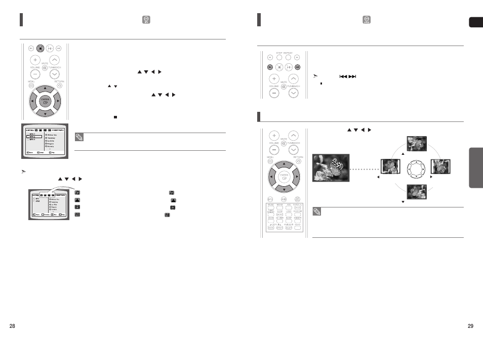 Mp3/wma-cd playback, Jpeg file playback | Samsung HT-TXQ120T-XAA User Manual | Page 15 / 36