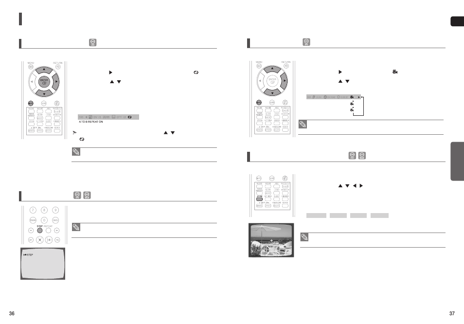 Using the playback function, Con’t) | Samsung HT-TXQ120T-XAA User Manual | Page 19 / 36