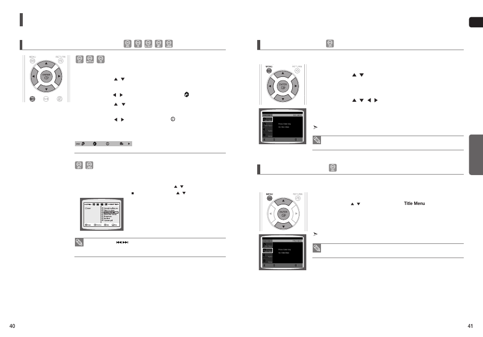Using the playback function, Con’t) | Samsung HT-TXQ120T-XAA User Manual | Page 21 / 36