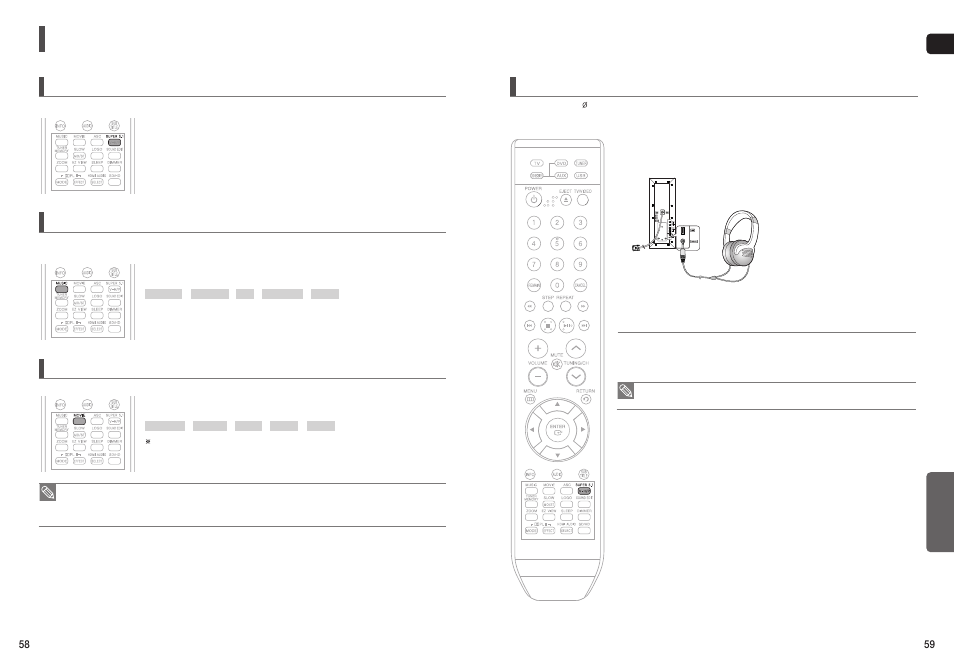 Live surround mode, Super 5.1, Music | Movie, Virtual headphone function | Samsung HT-TXQ120T-XAA User Manual | Page 30 / 36
