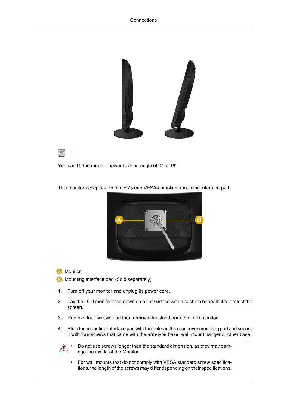 Using the stand, Folding the base, Attaching a base | Samsung LS17CMNSFLZD User Manual | Page 15 / 81