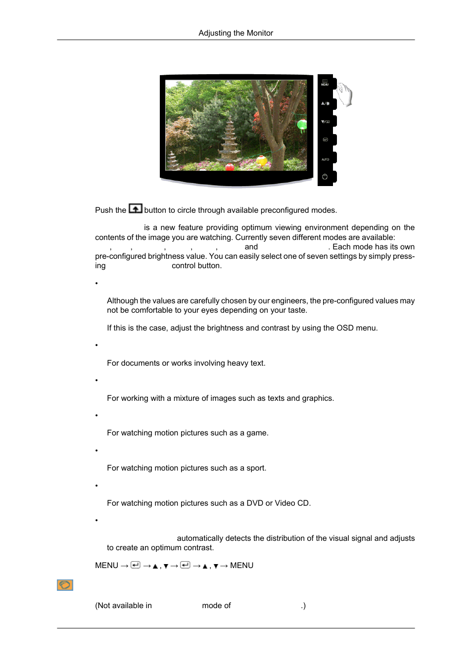 Magicbright, Color | Samsung LS17CMNSFLZD User Manual | Page 44 / 81