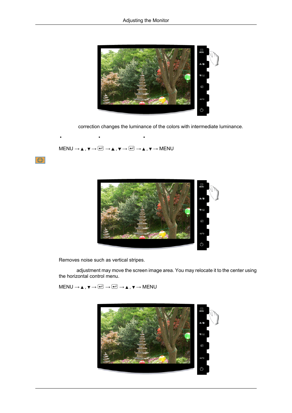 Gamma, Image, Coarse | Fine | Samsung LS17CMNSFLZD User Manual | Page 47 / 81