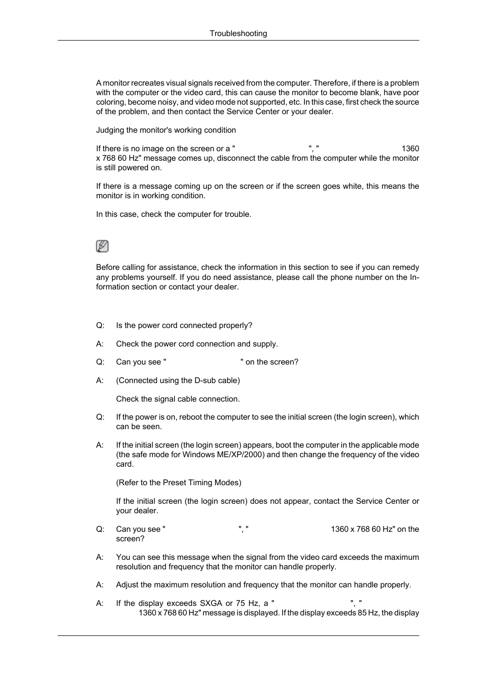 Useful tips, 633nw} check list | Samsung LS17CMNSFLZD User Manual | Page 54 / 81