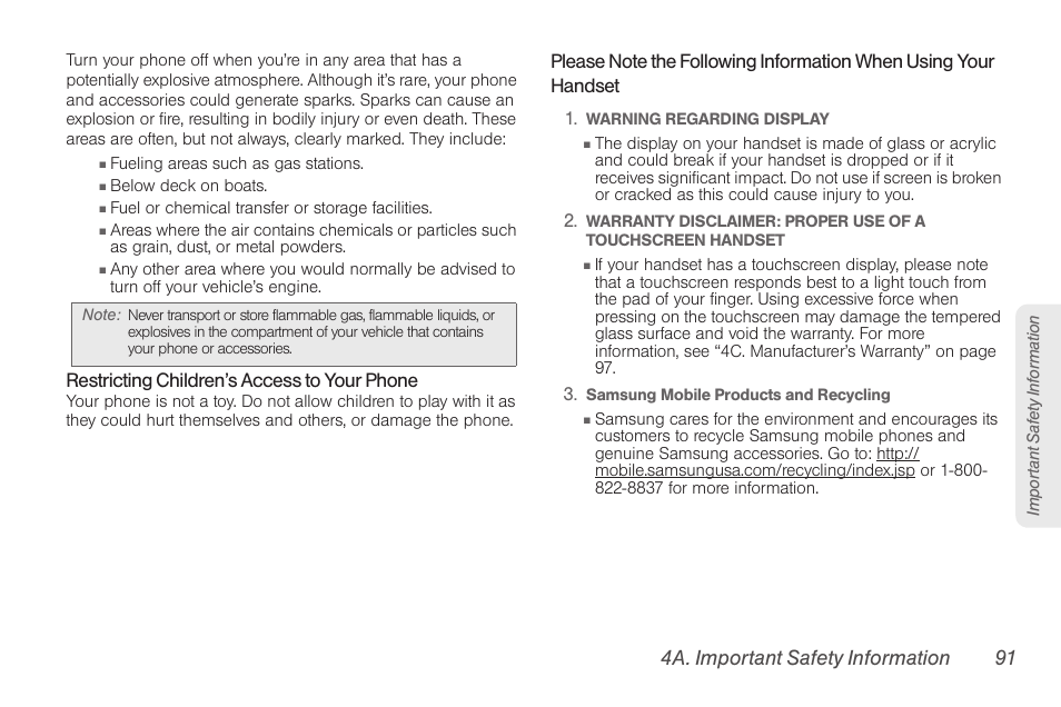 Samsung SPH-M260ZKABST User Manual | Page 101 / 121