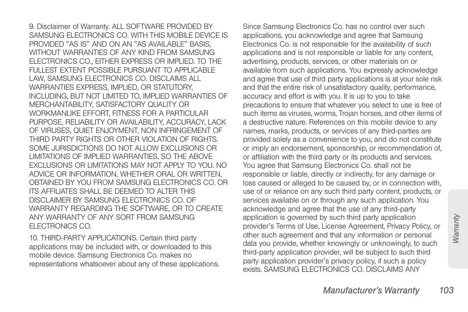 Samsung SPH-M260ZKABST User Manual | Page 113 / 121