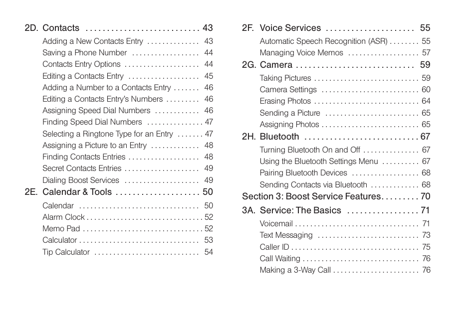 Samsung SPH-M260ZKABST User Manual | Page 4 / 121