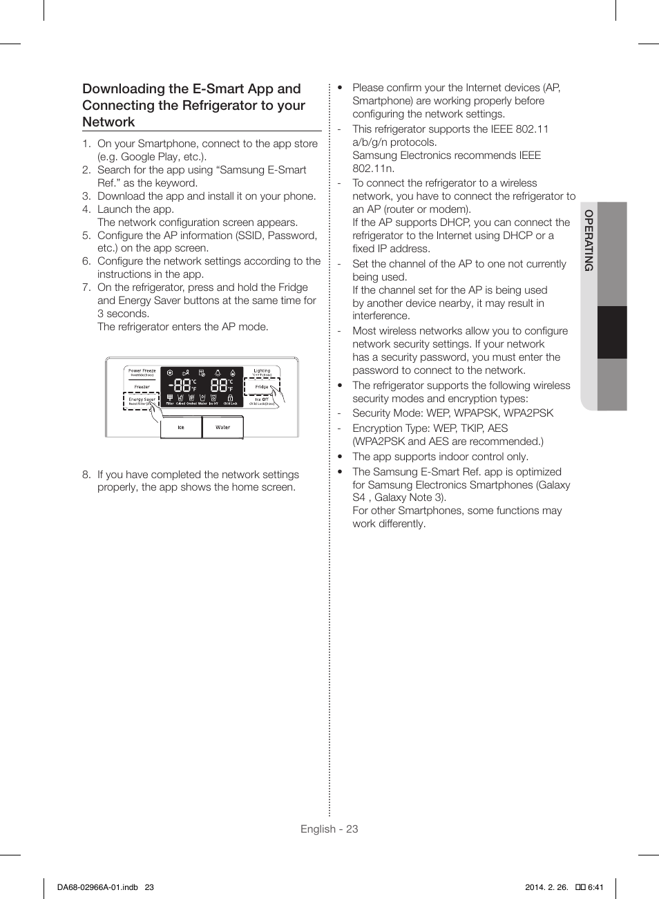 Samsung RS22HDHPNBC-AA User Manual | Page 23 / 116