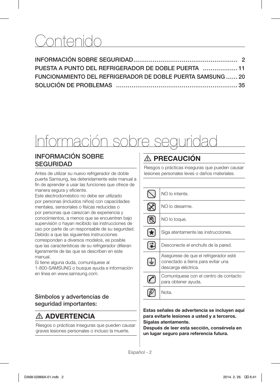 Samsung RS22HDHPNBC-AA User Manual | Page 42 / 116