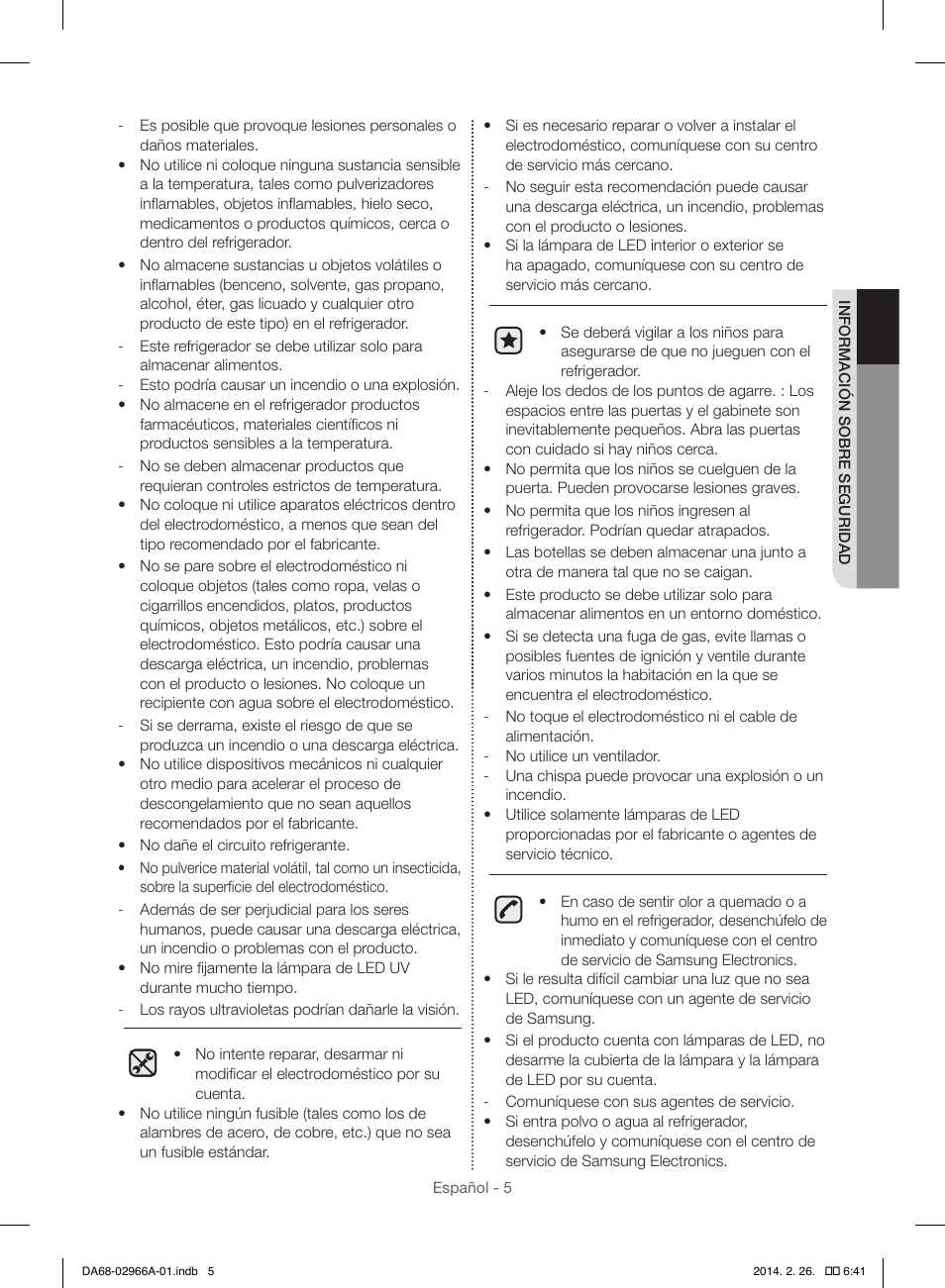 Samsung RS22HDHPNBC-AA User Manual | Page 45 / 116