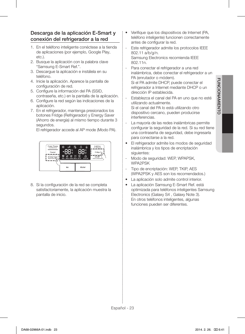 Samsung RS22HDHPNBC-AA User Manual | Page 63 / 116