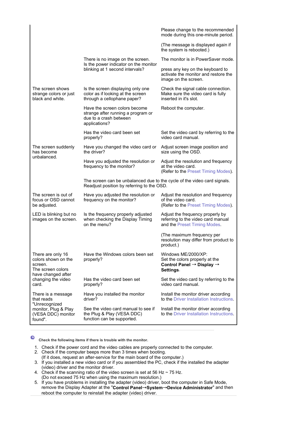 Samsung LS17MJVKBJ-XAA User Manual | Page 30 / 42