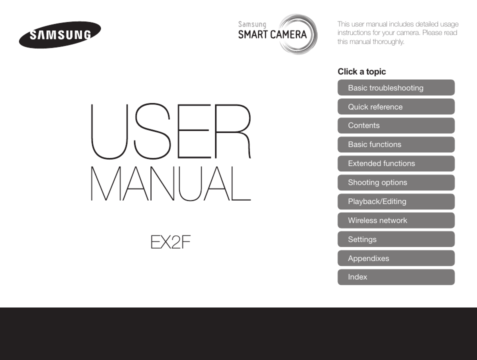 Samsung EC-EX2FZZBPBUS User Manual | 193 pages