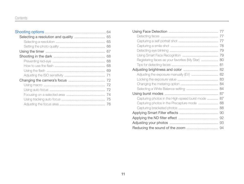 Samsung EC-EX2FZZBPBUS User Manual | Page 12 / 193
