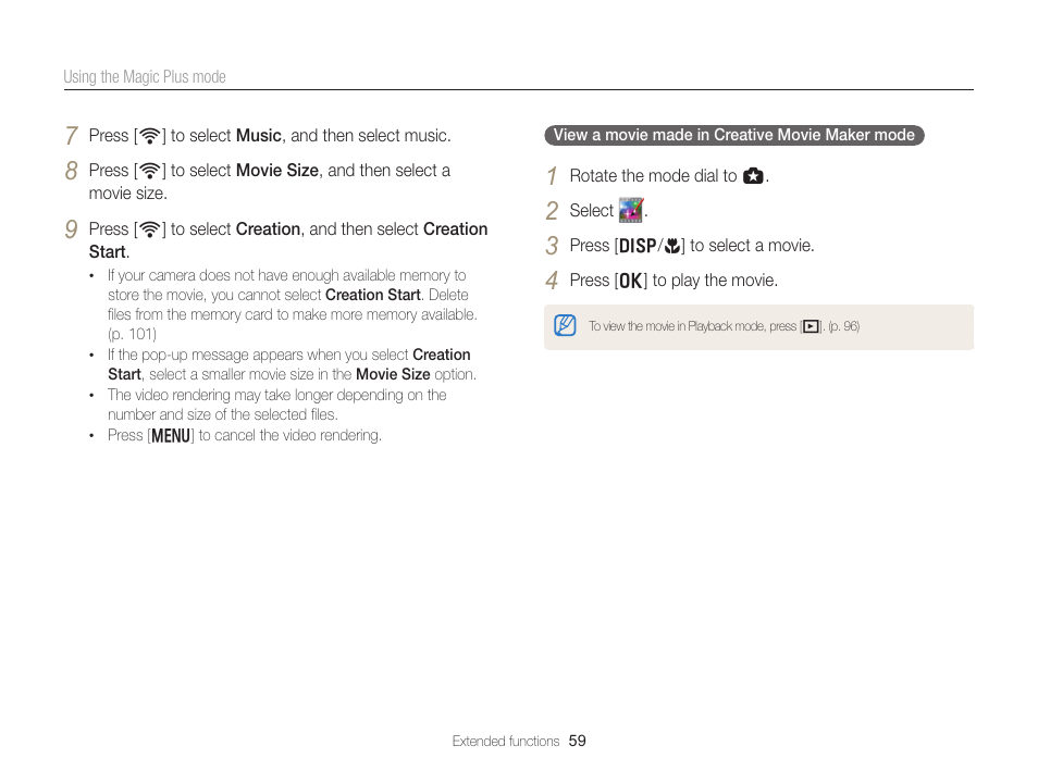 Samsung EC-EX2FZZBPBUS User Manual | Page 60 / 193