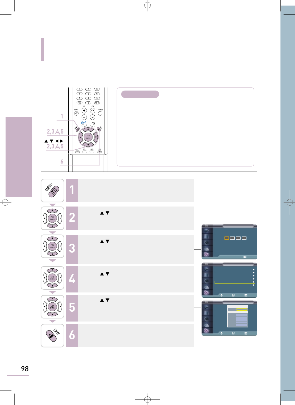 Samsung LTP468WX-XAA User Manual | Page 100 / 126