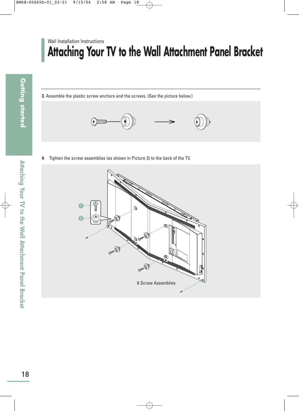 Samsung LTP468WX-XAA User Manual | Page 20 / 126