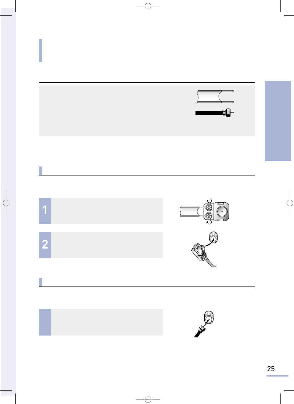Connecting vhf and uhf antennas | Samsung LTP468WX-XAA User Manual | Page 27 / 126