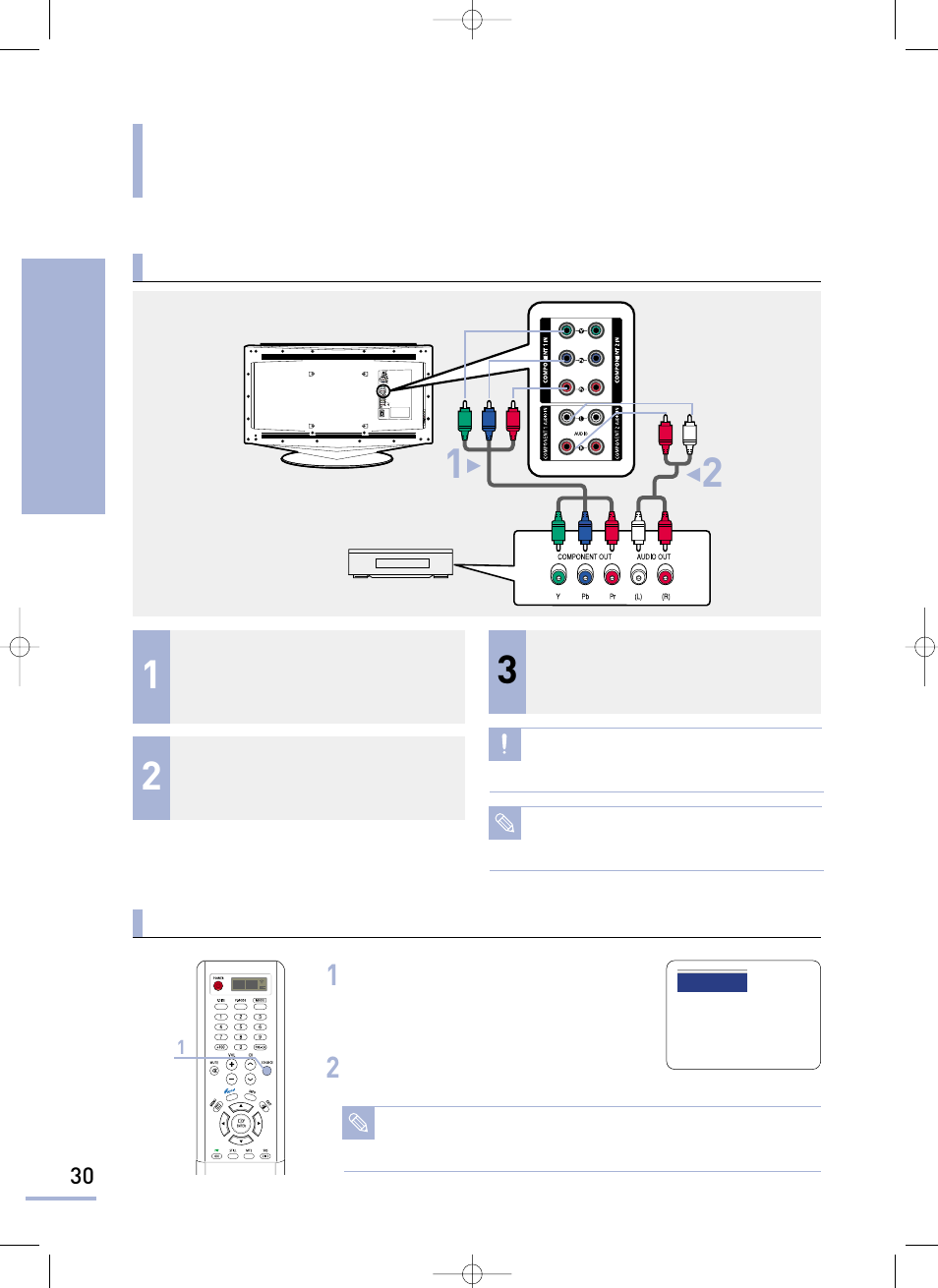 Connecting a dvd player | Samsung LTP468WX-XAA User Manual | Page 32 / 126