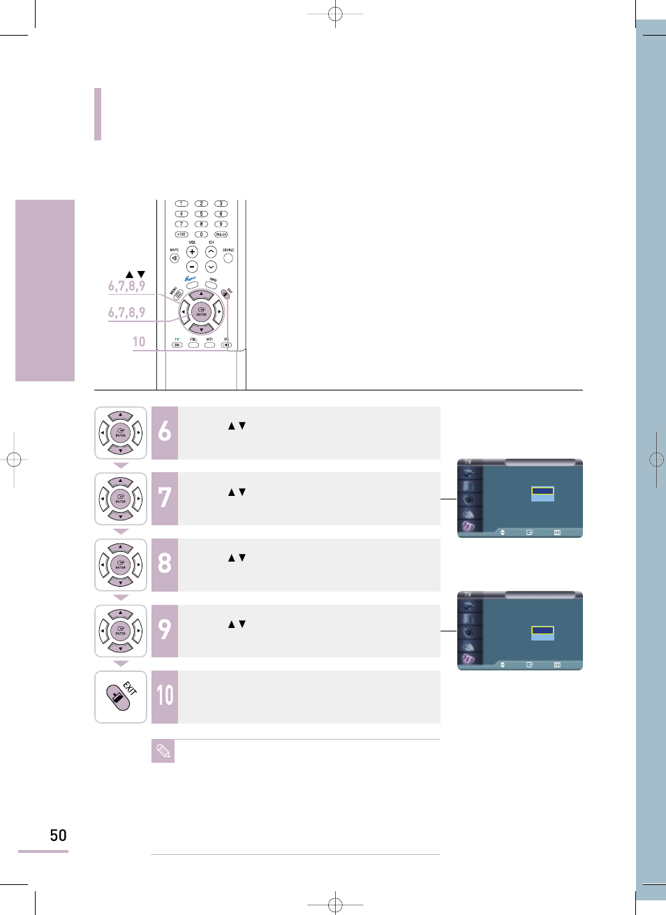 Viewing closed captions | Samsung LTP468WX-XAA User Manual | Page 52 / 126