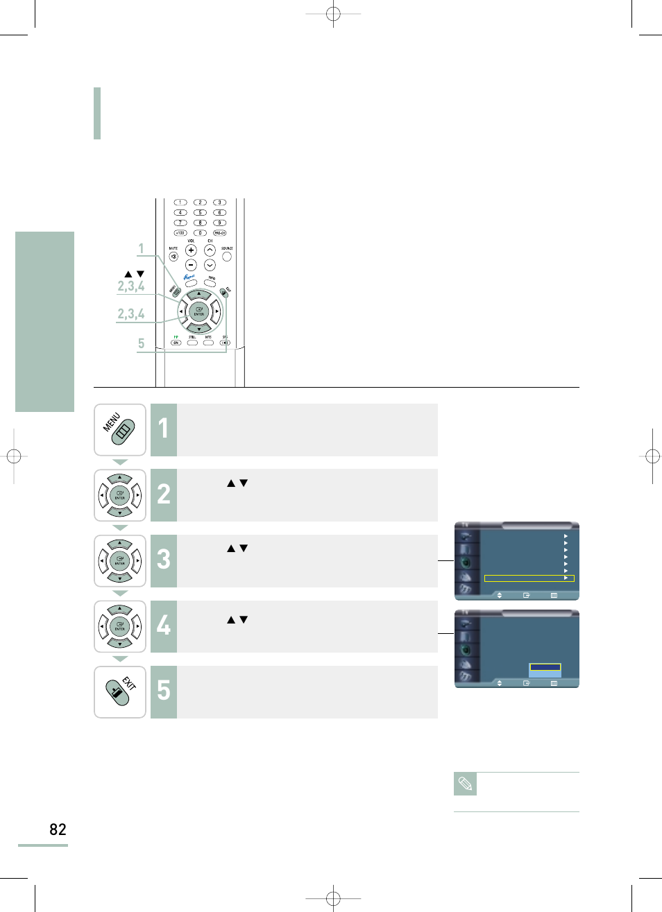 Selecting the sub(pip) window sound | Samsung LTP468WX-XAA User Manual | Page 84 / 126