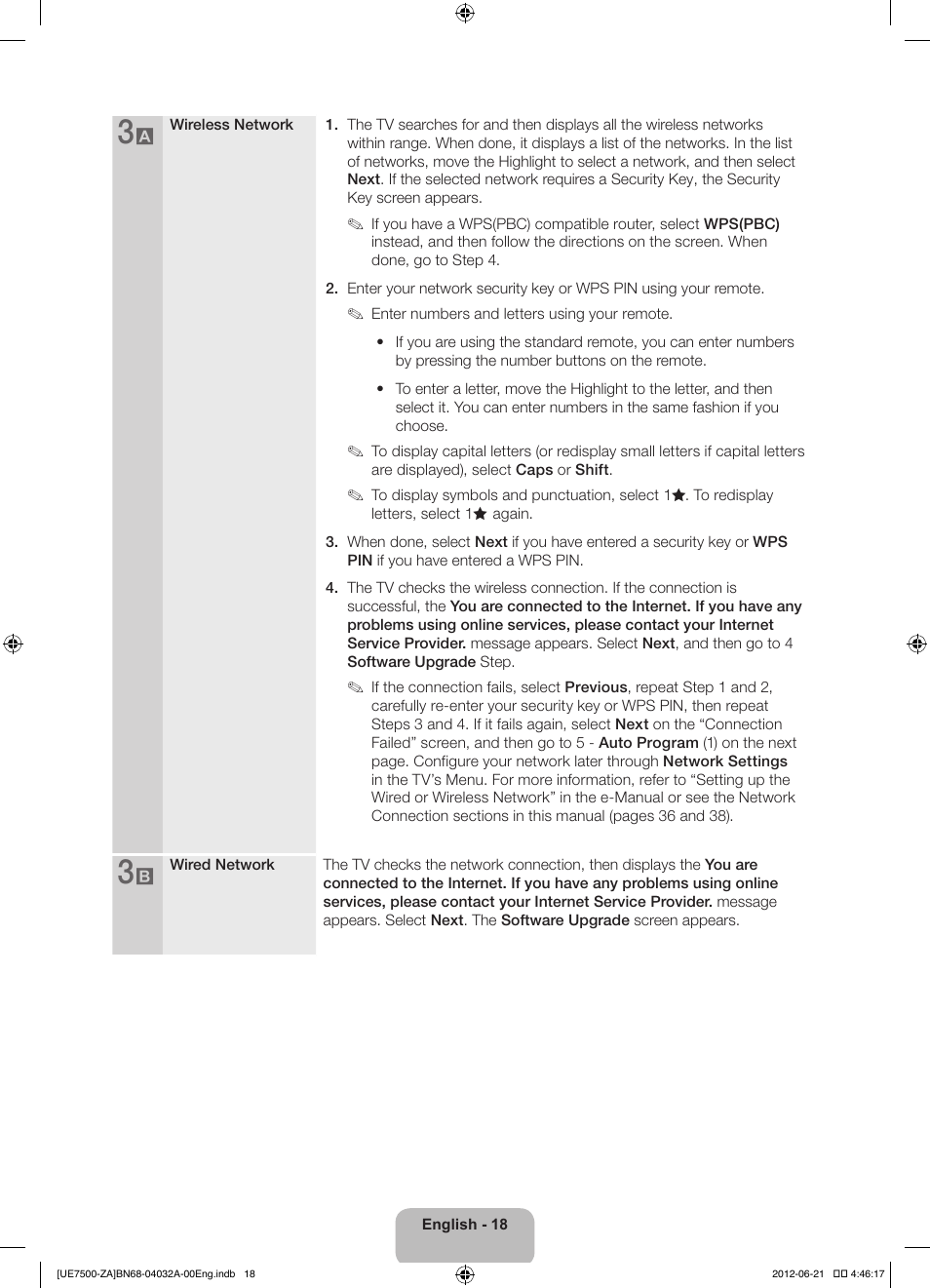Samsung UN46ES7500FXZA User Manual | Page 18 / 64