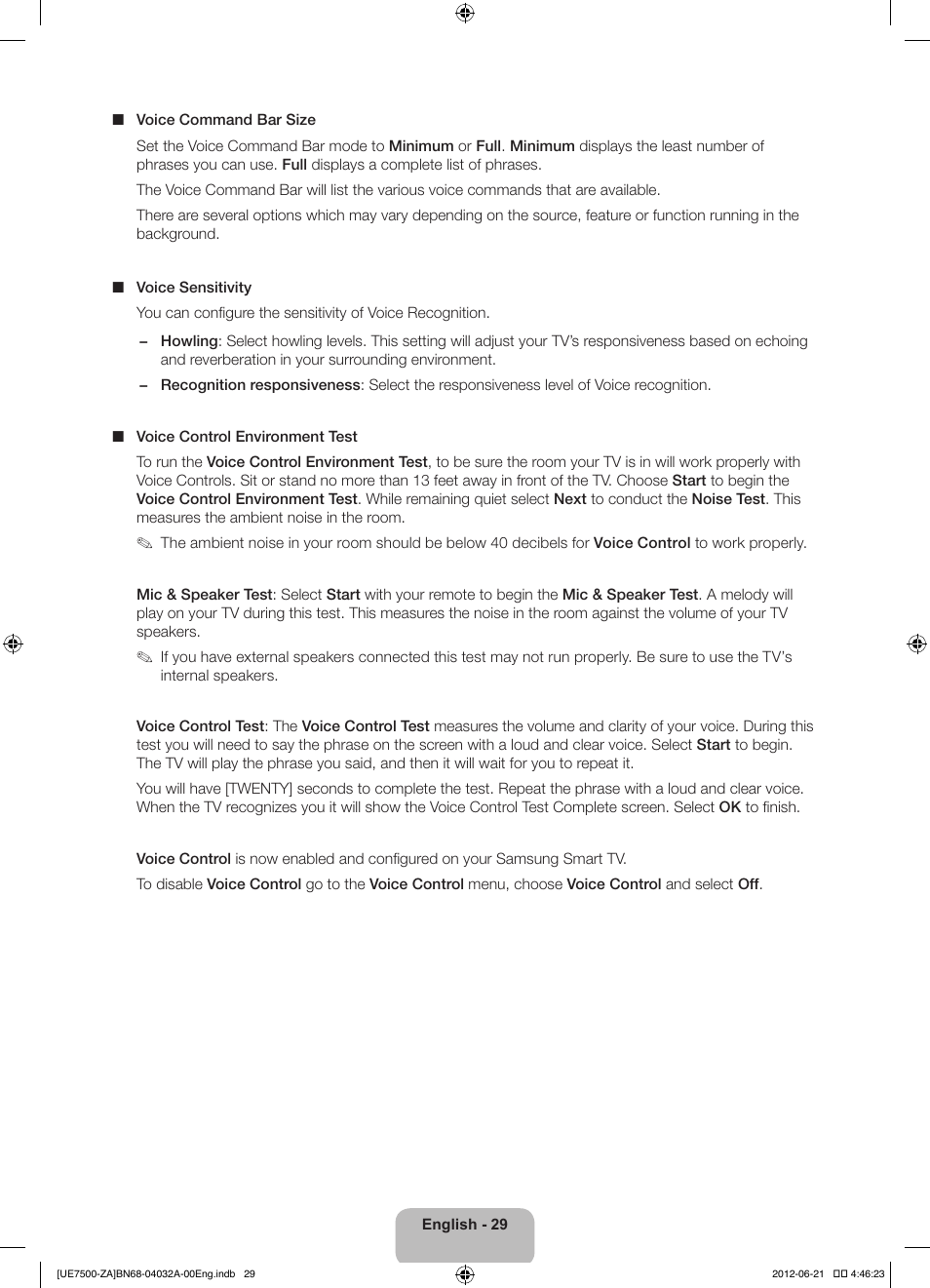 Samsung UN46ES7500FXZA User Manual | Page 29 / 64