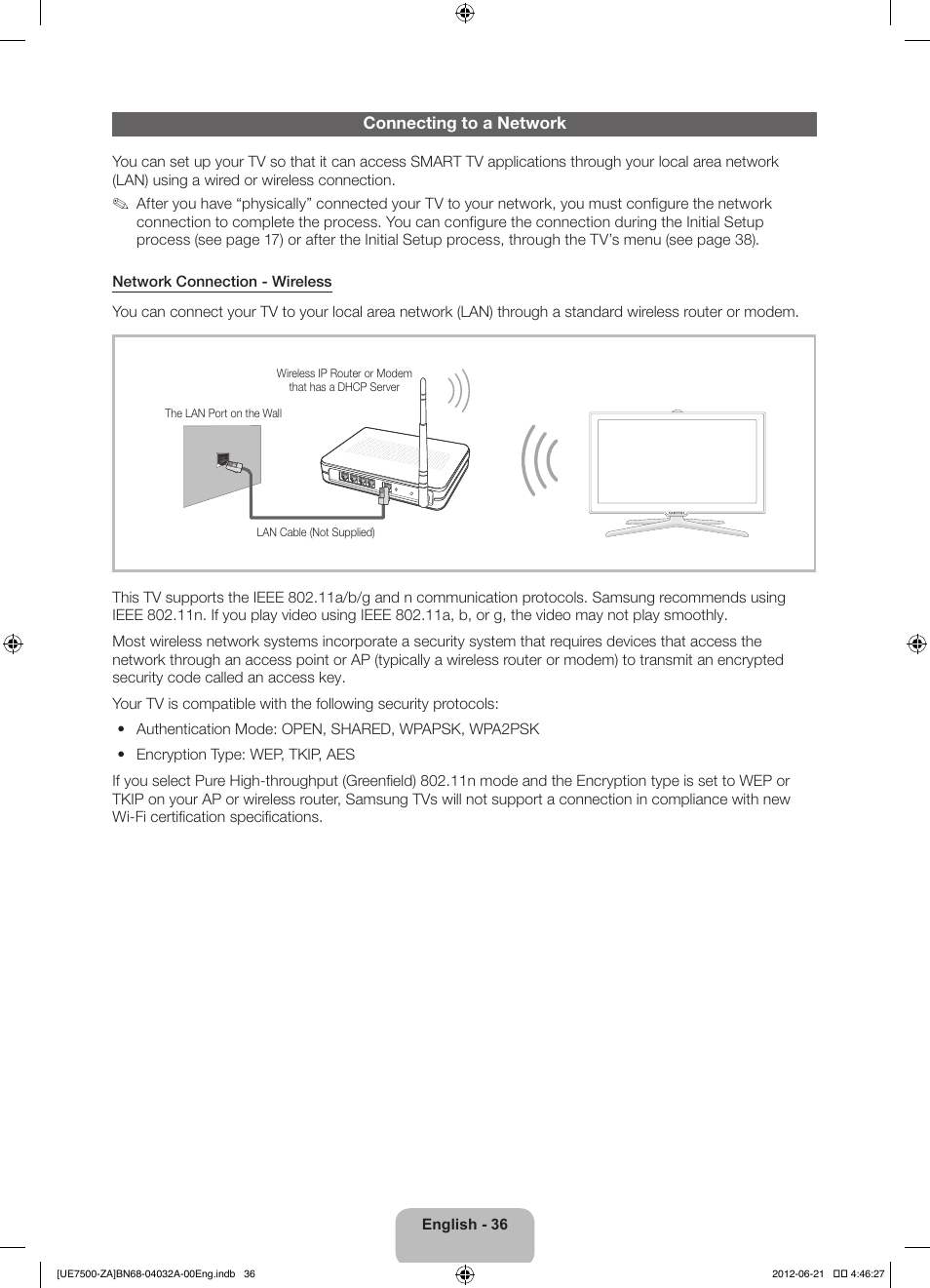 Samsung UN46ES7500FXZA User Manual | Page 36 / 64