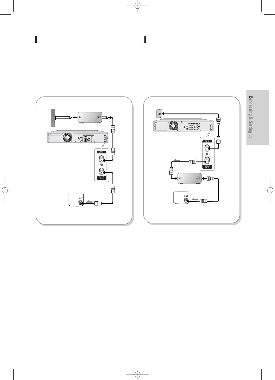 English - 19, Connecting & setting up | Samsung DVD-TR520-XAA User Manual | Page 19 / 115