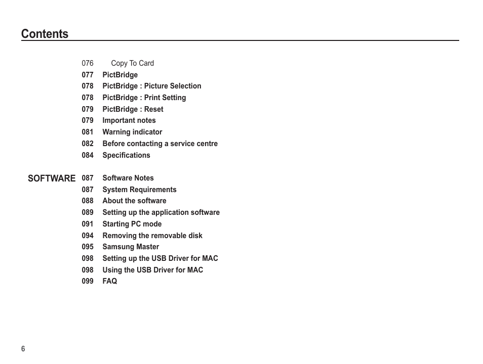 Samsung EC-SL502ZBPBUS User Manual | Page 7 / 103