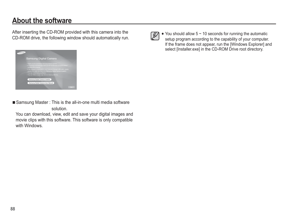 About the software | Samsung EC-SL502ZBPBUS User Manual | Page 89 / 103