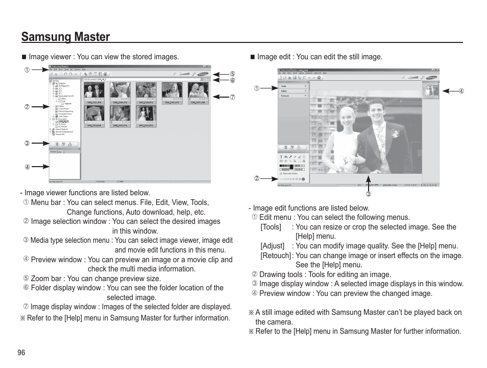 Samsung master | Samsung EC-SL502ZBPBUS User Manual | Page 97 / 103