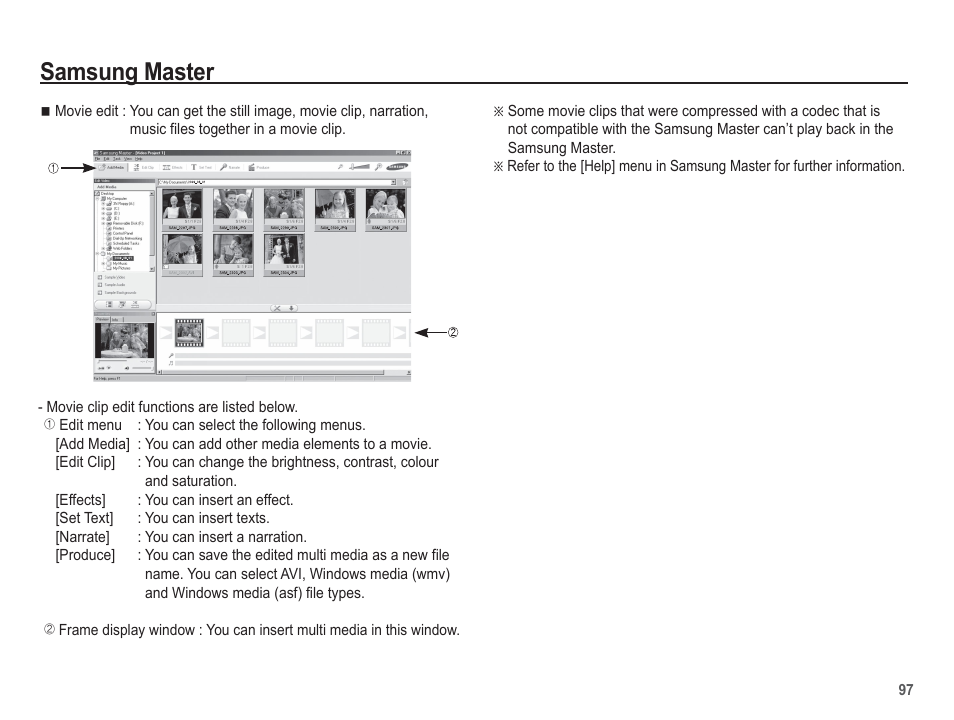Samsung master | Samsung EC-SL502ZBPBUS User Manual | Page 98 / 103