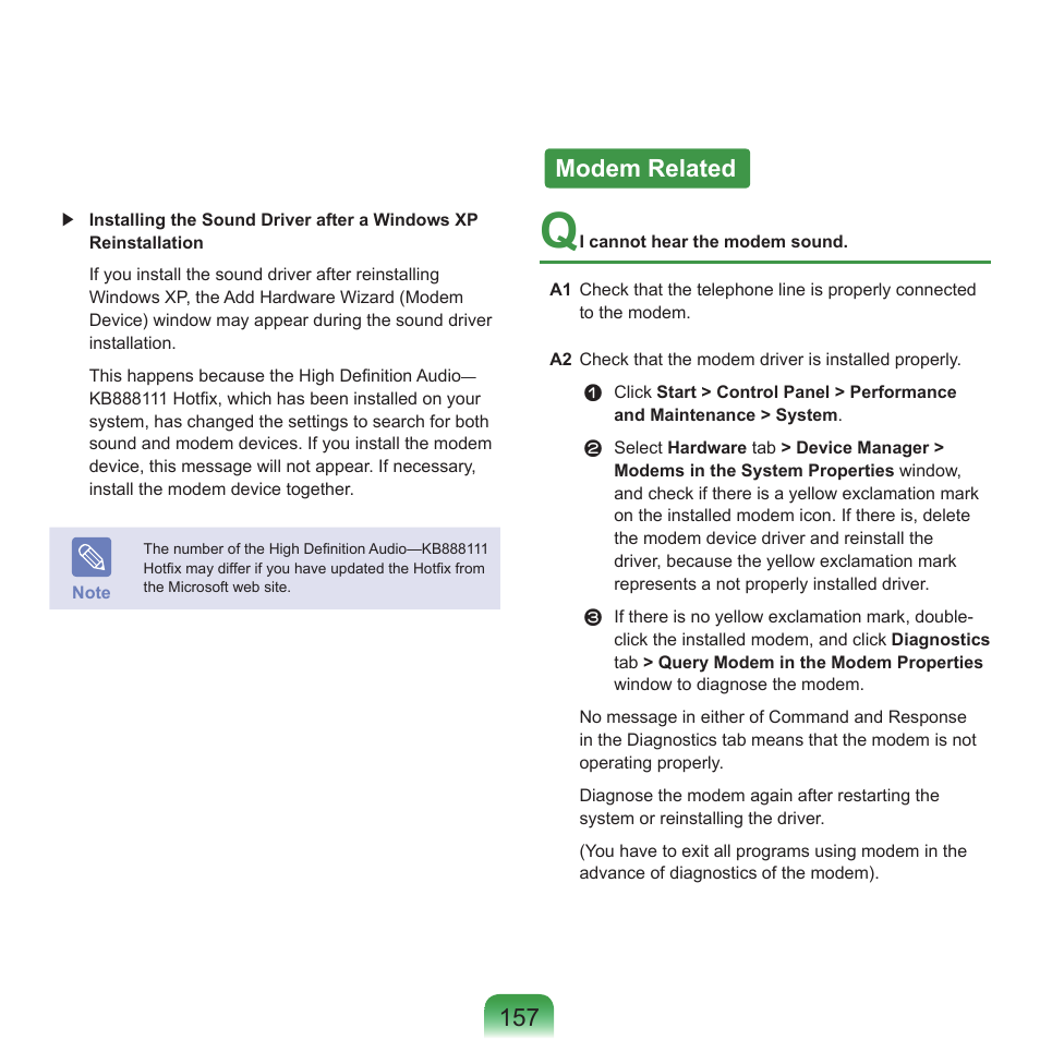 Modem related | Samsung NP-X22-K01-SEA User Manual | Page 158 / 188