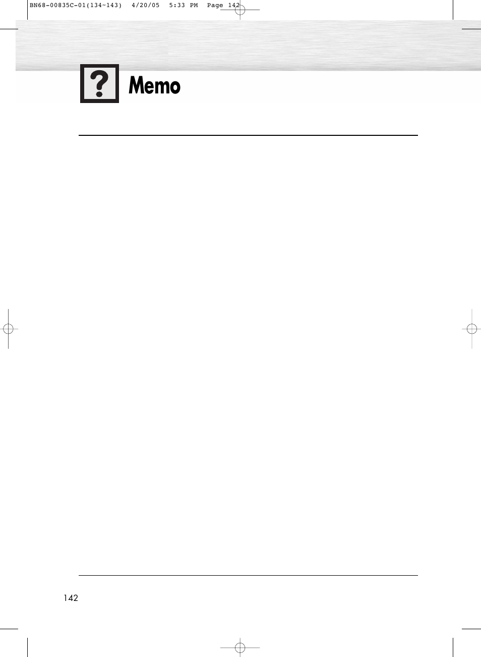 Samsung SPR4232X-XAP User Manual | Page 142 / 144