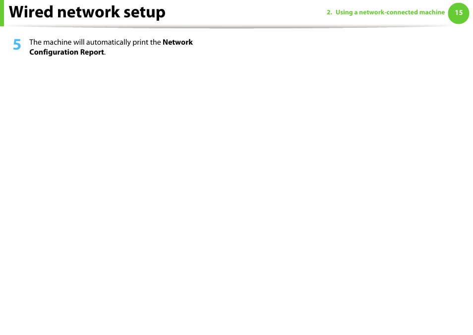 Wired network setup | Samsung SCX-5639FR-XAA User Manual | Page 175 / 351