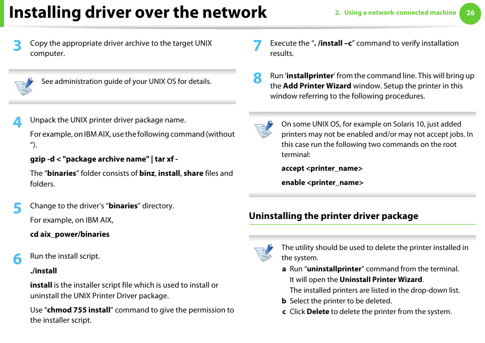 Installing driver over the network | Samsung SCX-5639FR-XAA User Manual | Page 186 / 351