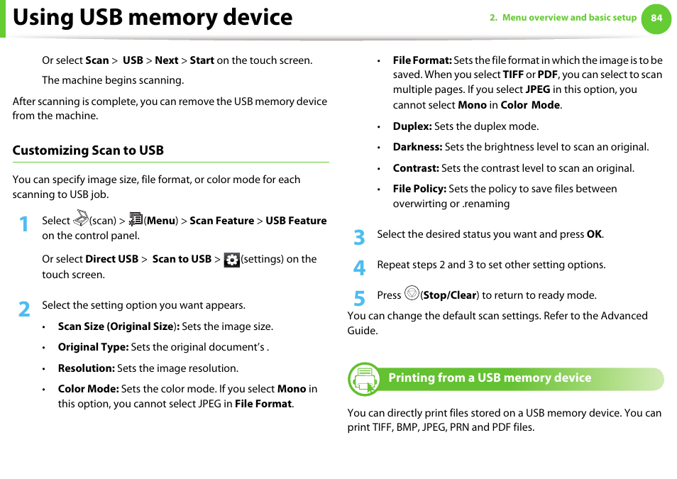 Samsung SCX-5639FR-XAA User Manual | Page 84 / 351