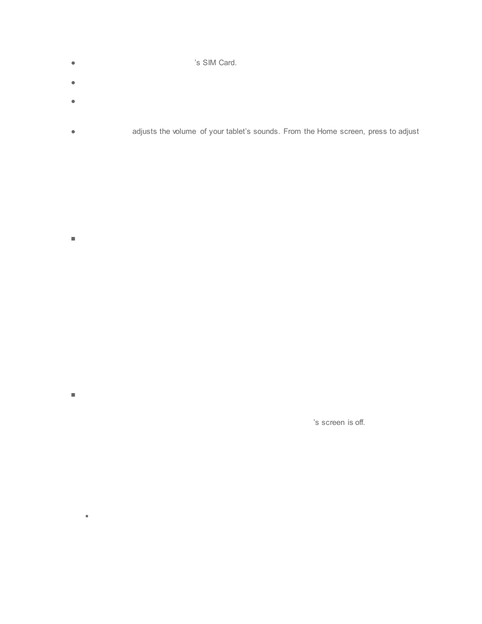 Turn your tablet on and off, Turn your screen on and off | Samsung SM-T237PZWASPR User Manual | Page 14 / 112