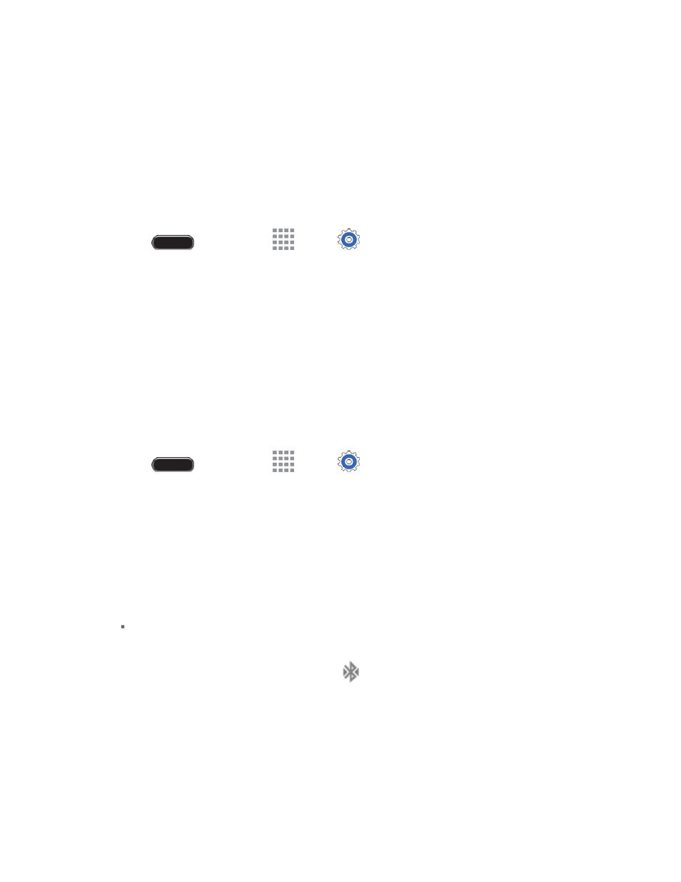 Bluetooth, Turn bluetooth on or off, Pair with a bluetooth device | Turn bluetoot h on or off | Samsung SM-T237PZWASPR User Manual | Page 54 / 112