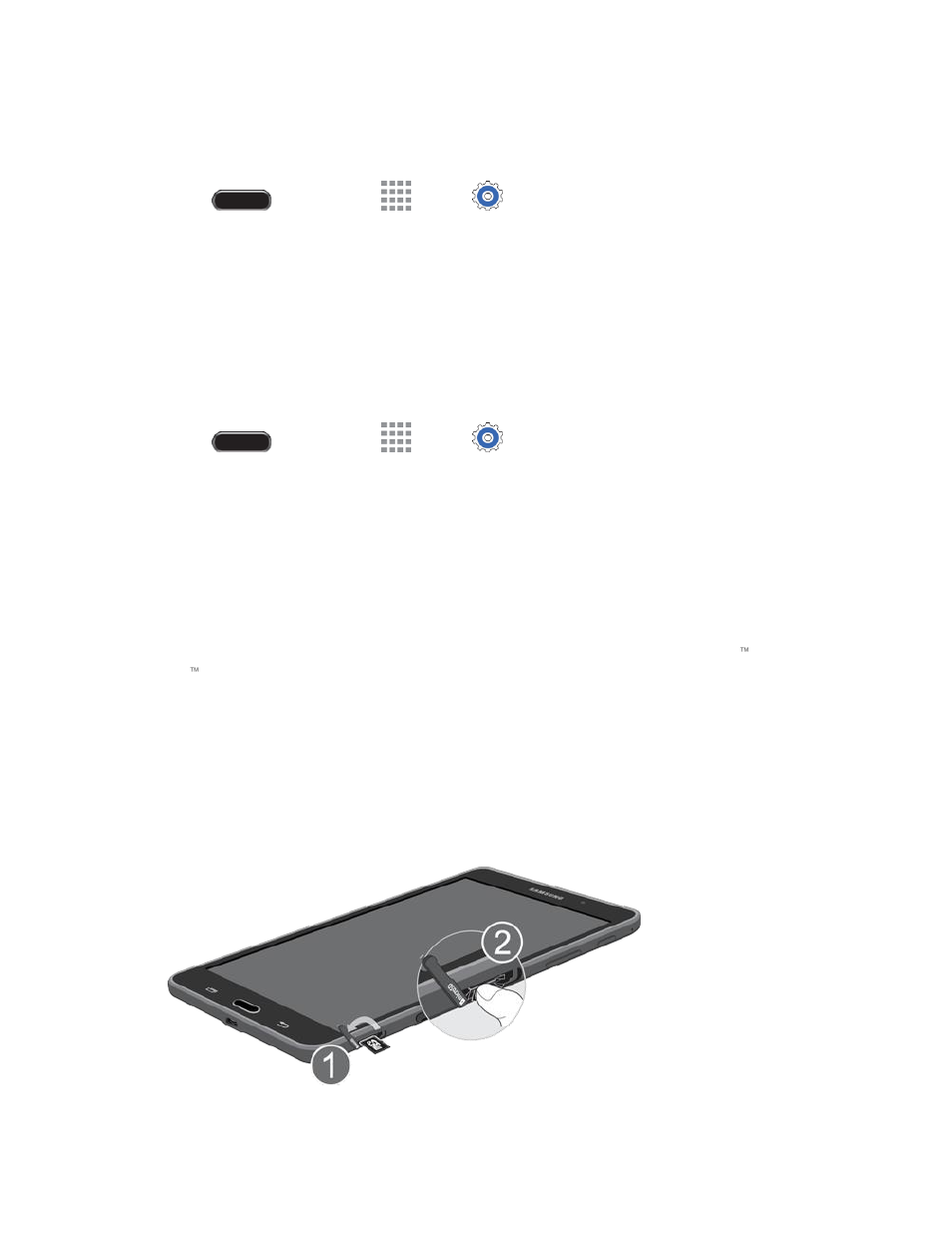 Add a vpn, Connect to a vpn, Memory card | Install a memory card | Samsung SM-T237PZWASPR User Manual | Page 58 / 112