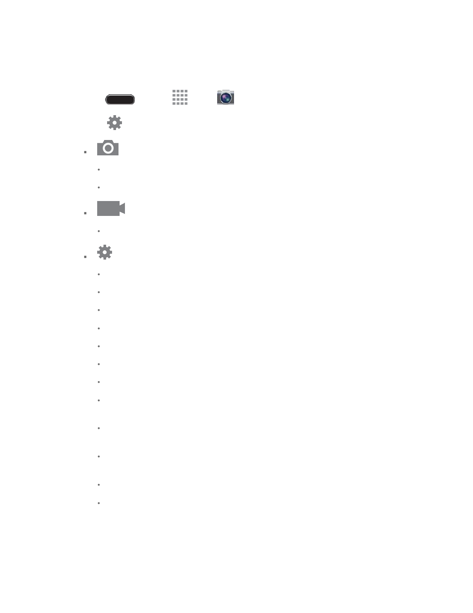 Camera settings | Samsung SM-T237PZWASPR User Manual | Page 63 / 112