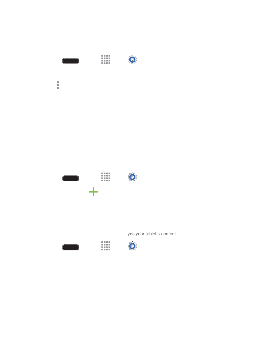Smart screen, General tab, Accounts settings | Add an account, Cloud | Samsung SM-T237PZWASPR User Manual | Page 98 / 112